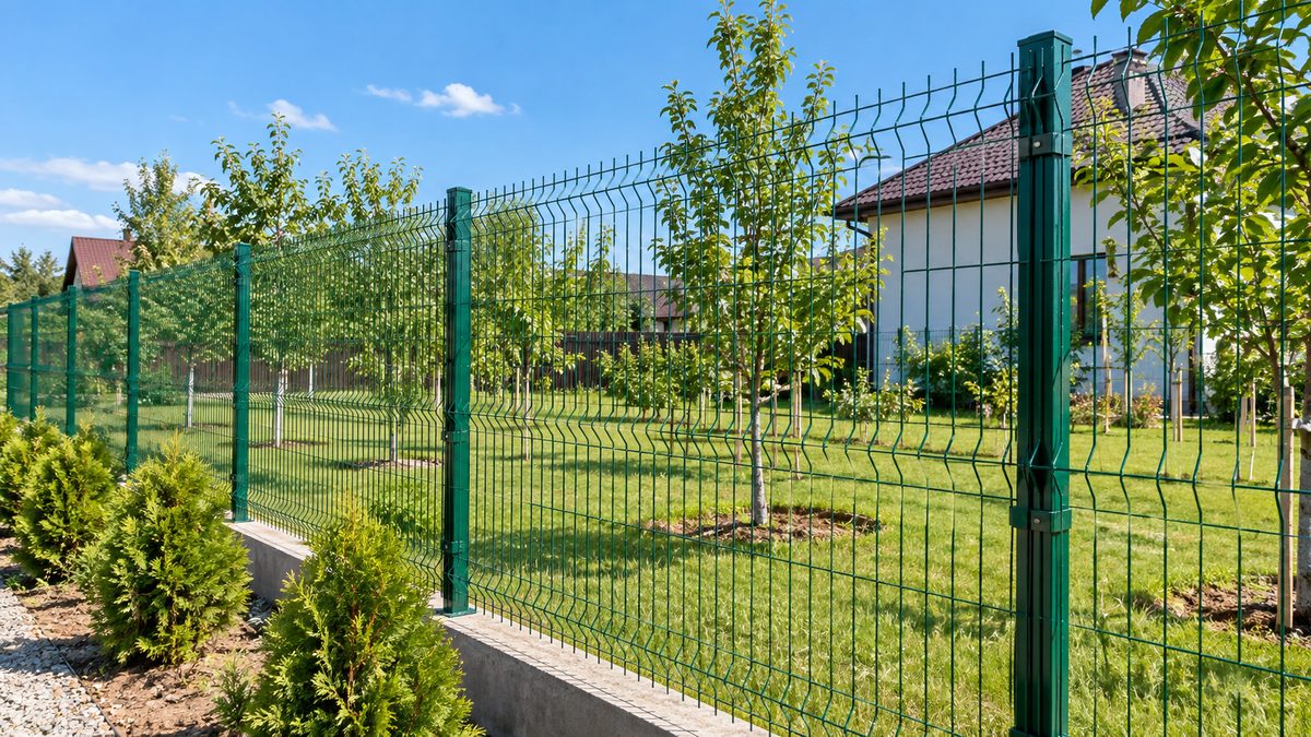 3D забор из сварной панели